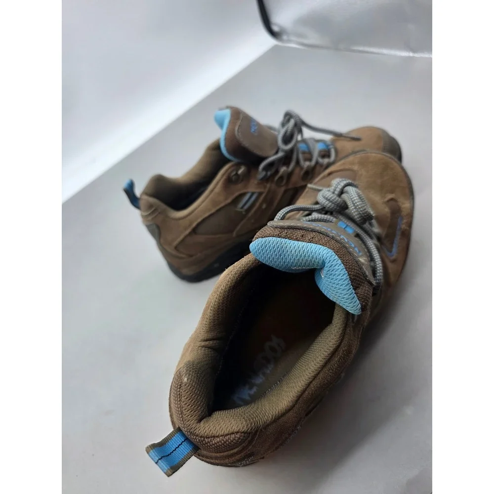 Nevados Waterproof Hiking Shoes Brown Blue Leather V4161WJL Mens‎ 8.5M